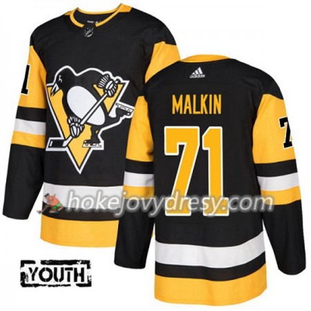 Dětské Hokejový Dres Pittsburgh Penguins Evgeni Malkin 71 Adidas 2017-2018 Černá Authentic